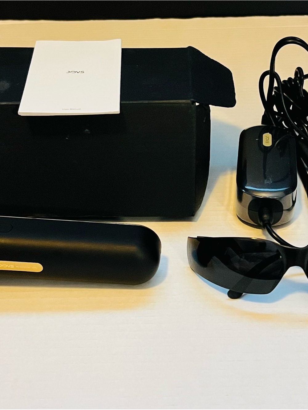 SOOCAS Black Electric Toothbrush Set with Charging Base